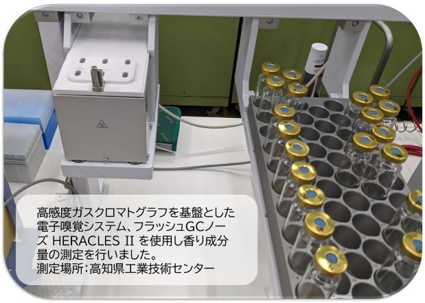 香り成分量の測定