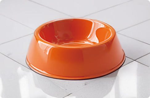 ペットの食器に