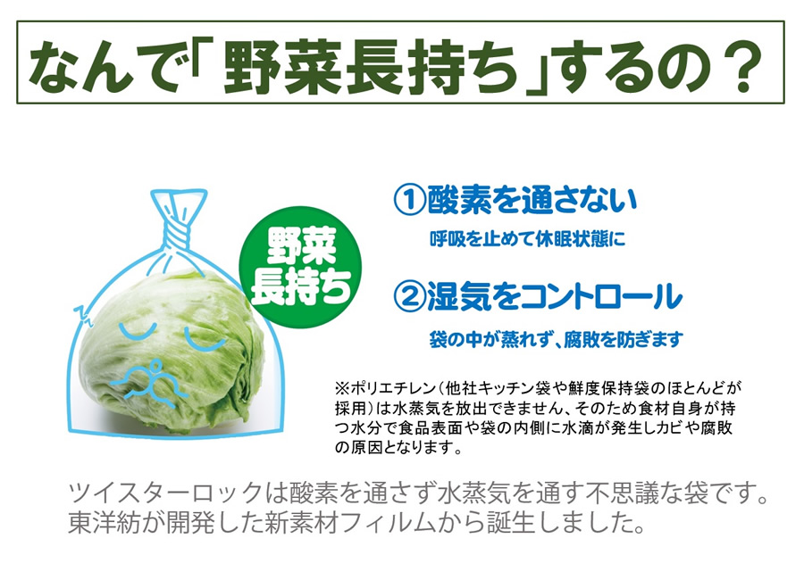 なんで「野菜長持ち」するの?